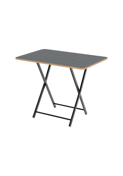 Katlanır 4 Kişilik Bahçe Masası Bistro Masa 55x90 Füme 1426