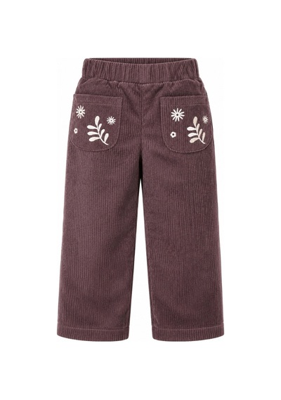 Fesshera Erkek Çocuk Takım Uzun Kollu Sweatshirt Ve Fitilli Kadife Pantolon Set Acı Kahverengi