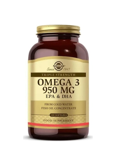 Omega 3 950 Mg 100 Softgels Balık Yağı