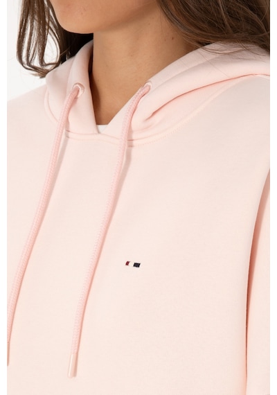 U.S. Polo Assn. Kadın Açık Pembe Şardonlu Kapüşonlu Sweatshırt 50313567-VR078
