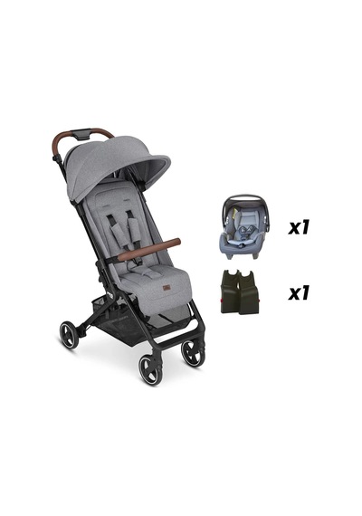 Abc Design Ping Tin Kabin Boy Bebek Arabası - Jixy Antrasit Ana Kucağı Travel Set