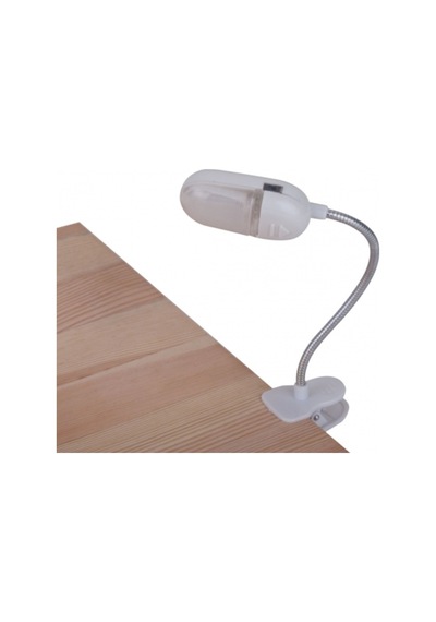 Klipsli Esnek Hareketli Kitap Okuma Lambası 3 Led Işıklı + Pil