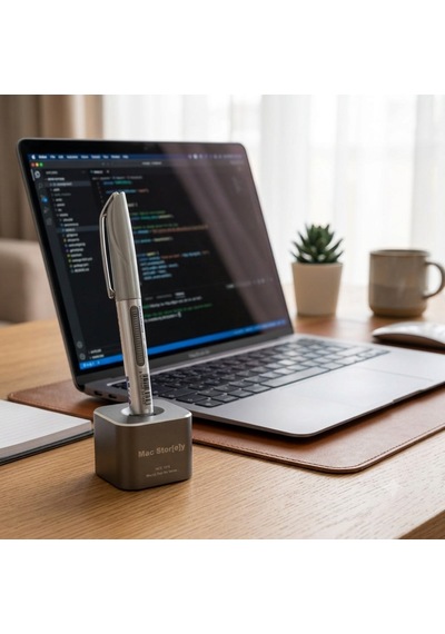 Lüks Metal Tekli Kalem Tutucu Stand - Premium Alüminyum Masaüstü Kalemlik Düzenleyici Organizer, Ofis Ve Çalışma Masası Aksesuarı