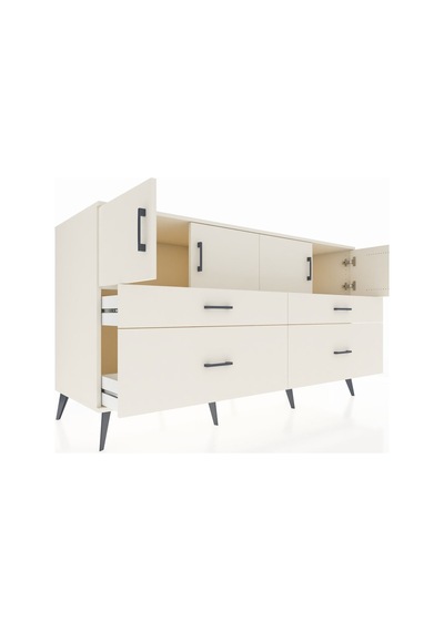 Kronos Konsol 2 Raflı 4 Çekmeceli 4 Kapaklı 176x59x99 Aytaşı-ayta Aytaşı-aytaşı