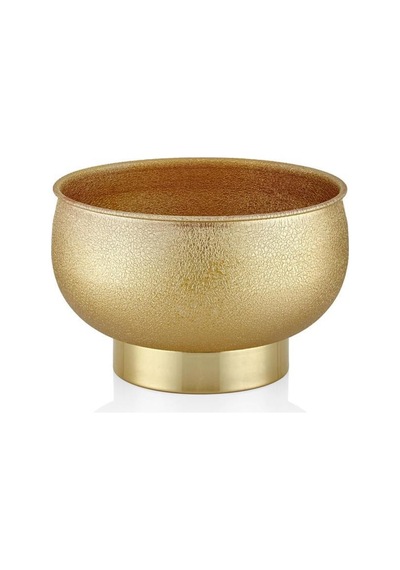 Setabianca Textured Dark Saksı Gold 29 29 20cm
