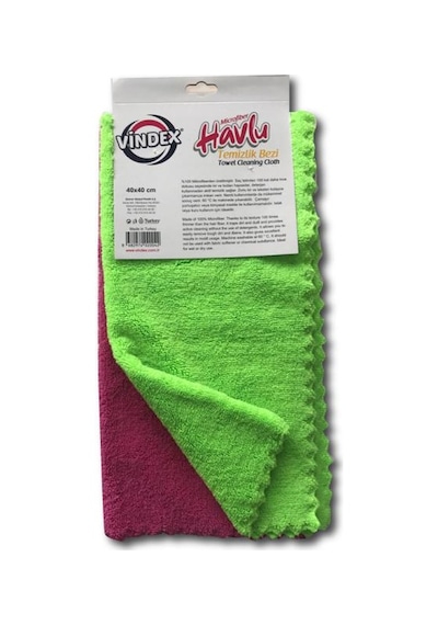 Vindex Mikrofiber Havlu Bez 2'li