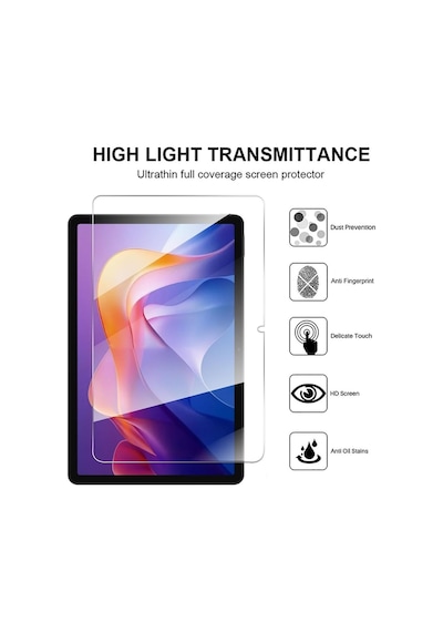 Xiaomi Redmi Pad 2 11 Inç İle Uyumlu Tam Koruma Nano Esnek Tablet Kırılmaz Ekran Koruyucu 2 Adet