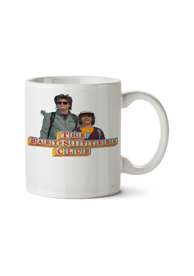 Stranger Things Çocuk Bakıcılığı Kulübünde İki Tarafı Baskılı Kupa Bardak Çok Renkli