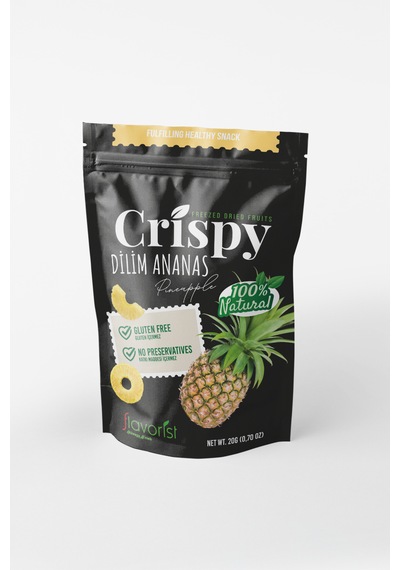 Dondurularak Kurutulmuş Ananas Dilimleri 20 Gram