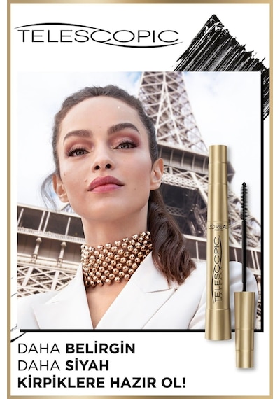 Telescopic Gold Maskara - Siyah Dm Electro Black