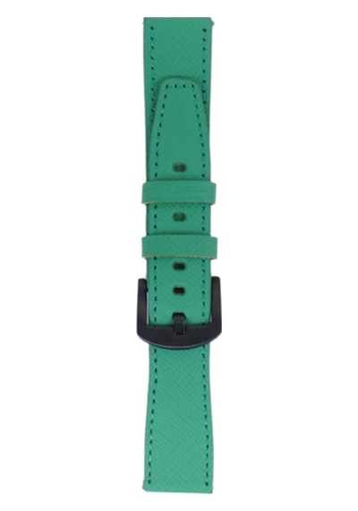Fro Lw38-43 20 Mm Hakiki Deri Safiano Yeşil Kordon Siyah Toka