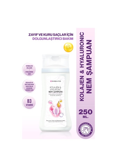 Kolajen & Hyaluronic Nem Şampuan 250 Ml İnce Telli