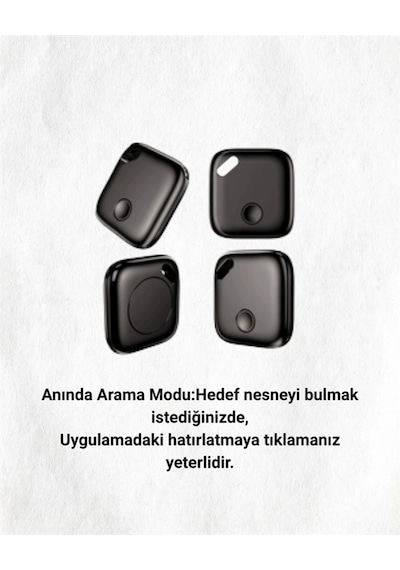 Bluetooth Destekli Akıllı Takip Cihazı Mobil Uygulama Kontrollü Kaybolan Eşyalar İçin Konum Bulm