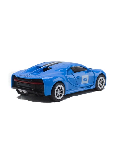 Oyuncak Araba Metal Bugatti Çek Bırak 12 Cm Mavi