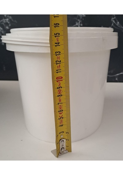 3 Litre Plastik Kova - Beyaz - 3 Lt Saplı - Sızdırmaz Kilitli Çok Amaçlı Kapaklı Kova - Boya Kovası , Zeytin Kovası , Saksı Vb Alanlarda Kullanılabili Çok Renkli