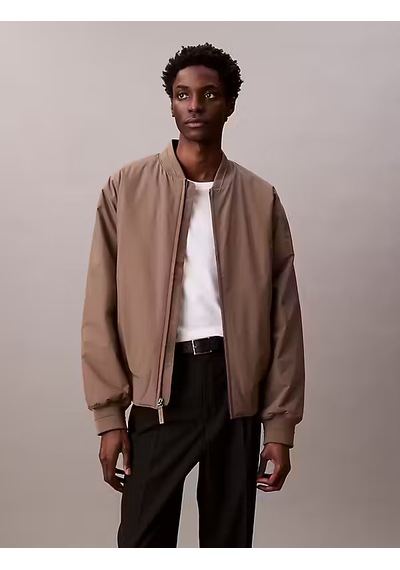 Calvin Klein Erkek Yuvarlak Yaka Regular Fit Kalıp Çift Cep Gri Mont Lv04lc513g Pdk