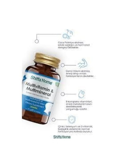 Shiffa Home Multivitamin Erkek 1260 Mg 60 Tablet
