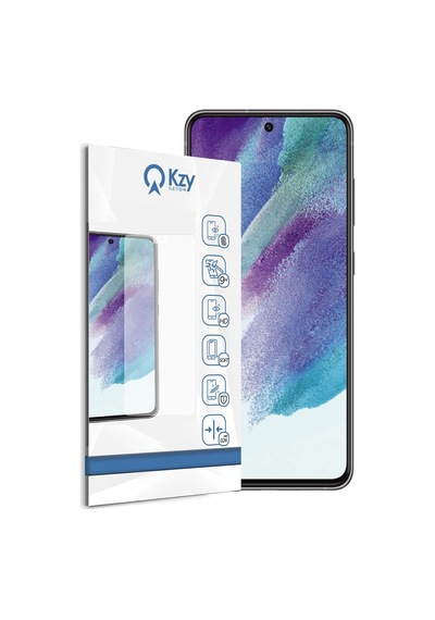 Kzy İletişim Samsung Galaxy S21 Fe İle Uyumlu Temperli Ekran Koruyucu Kırılmaz Cam