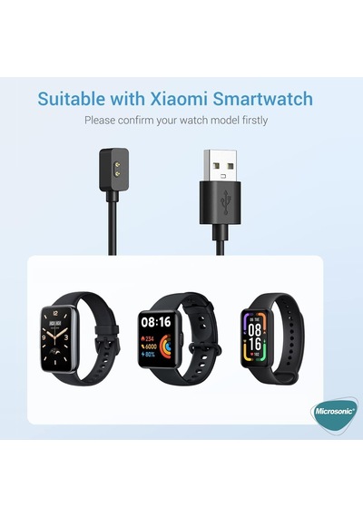 Microsonic Xiaomi Smart Band 9 Pro Manyetik Usb Şarj Kablosu