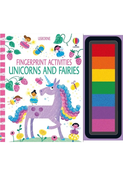 Usborne Fingerprint Activities Unicorns And Fairies