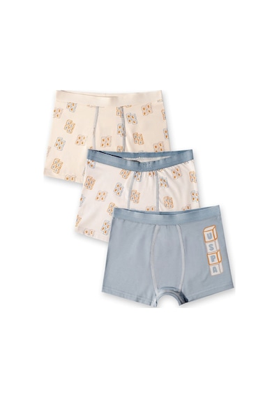 U.S. Polo Assn. Erkek Çocuk Krem İç Giyim 5274-49093 Bej-soft Yeşil