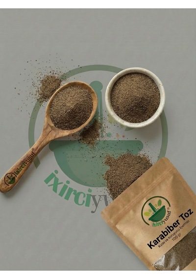 İxirciyusuf Karabiber Tozu Toz Karabiber Black Pepper Powder Doğal 100 G
