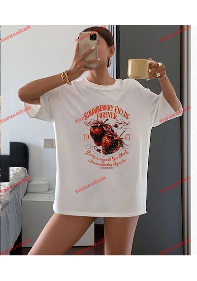 Tarzsokak Starwbrry Fıel Ds Forever Beyaz
