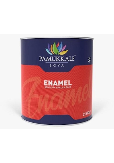 Pamukkale Enamel Sentetik Parlak Boya 2.5 Kg Metalik Gri Ral 9006