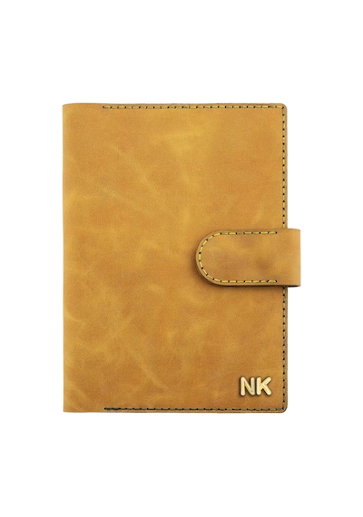 A5 Defter Ve Ajanda Kılıfı - %100 Rainbow Deri - Ko10001 - Hardal Sarısı Hardal Sarısı