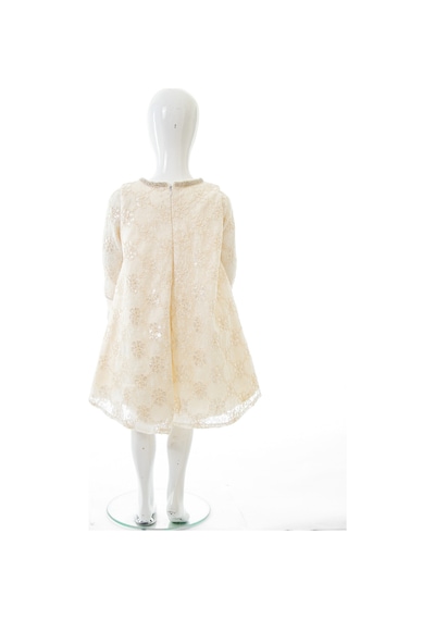 Xo Kids Kız Çocuk Elbise 3-7 Yaş 613 Ekru