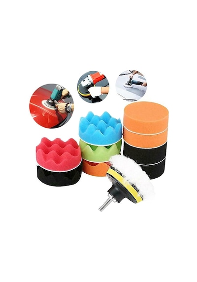 Valkyrie 12 Parça 10Cm Büyük Boy Oto Pasta Cila Polisaj Seti