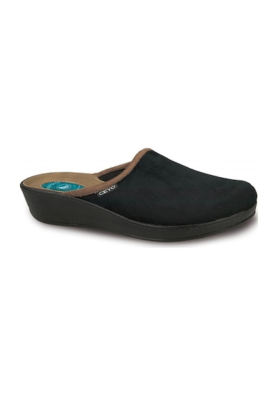 Ceyo 9932 Topuk Dikeni (Plantar Fasiitis) Kadın Terlik Siyah
