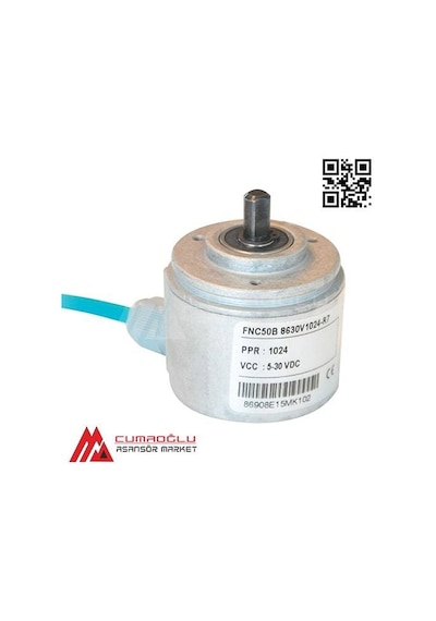 Fenac Enkoder 50B 8430V1024-R7 Ø50 mm, 8 mm Shaft, 4 Kanal