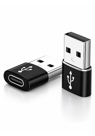 Usb Male To Type-c Female Çevirici Converter Adaptör 2.4a Bir Otg Dönüştürücü