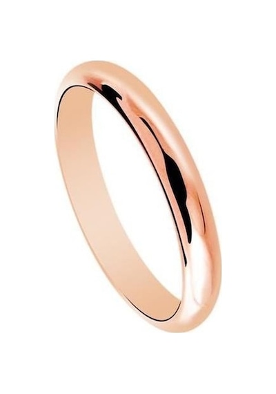 Sefa Gold 3mm Rose Düz Bombe Klasik Alyans 001