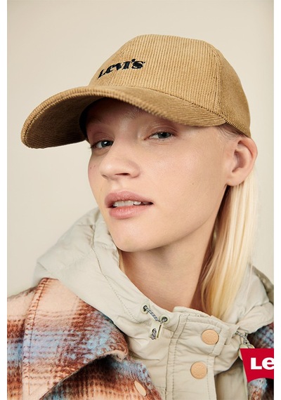Levi's Unisex Kahverengi Ayarlanabilir Keten Şapka - D5544-0002