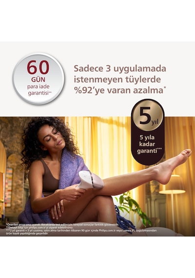 Lumea 9900 Serisi Brı951/03 Ipl Tüy Alma, Skinaı,vücut,yüz,koltuk Altı,bikini,4 Başlık,çanta