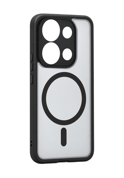 Xiaomi Redmi Note 13 4g Loji Magsafe Kapak - Siyah Çok Renkli