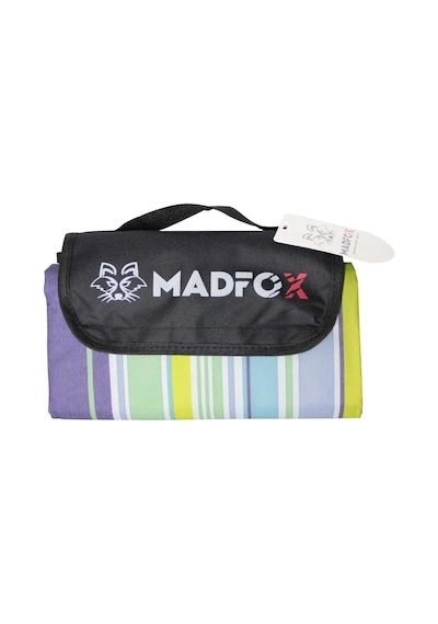 Madfox Skyloft Su Gecirmez Piknik Kamp Örtüsü Red Stripe Çok Renkli