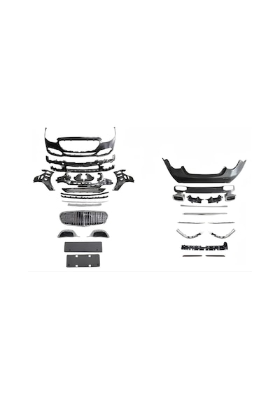 Mercedes W223 Maybach Oem Body Kit, 0-0-çıkış, Panj-lu, Egz.uçlu,