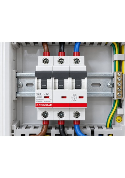 Federal 3x32a C Serisi 4.5ka Otomatik Sigorta 9eg-c0433-sd32