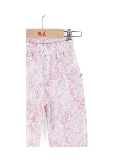 Nk Kids Kız Çocuk Sunflower Powder Pantolon Nk-51609 Pudra