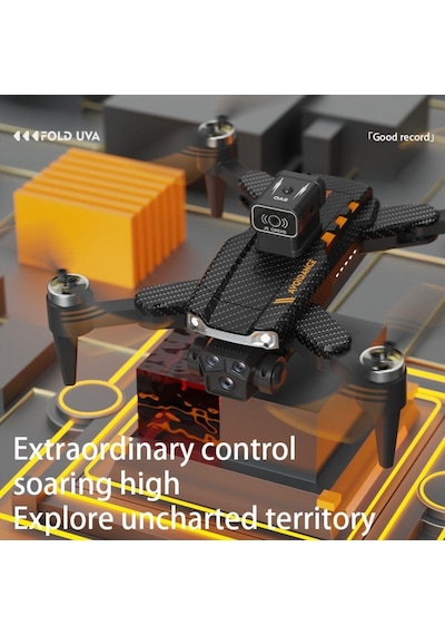 Js22pro Drone,4k Uzaktan Kumandalı, Fırçasız Motorlu 360 Roll Özellikli , Çift Lens Korumalı Drone-1472