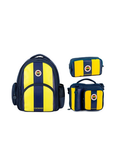 Fenerbahçe Lisanslı Üçlü Okul Çanta Seti - Setme25756a Sarı