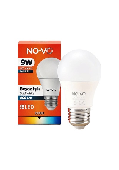 Beyaz Led Ampul - 9w - E27 Duy Renkli
