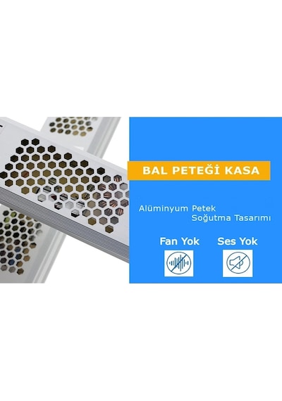 150w 12,5a Ultra Slim Şerit Led Trafosu 12,5 A