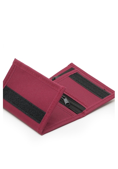 İmaks Cırtlı Fermuarlı Kumaş Spor Unisex Kartlık Cüzdan Bordo A150 Bordo