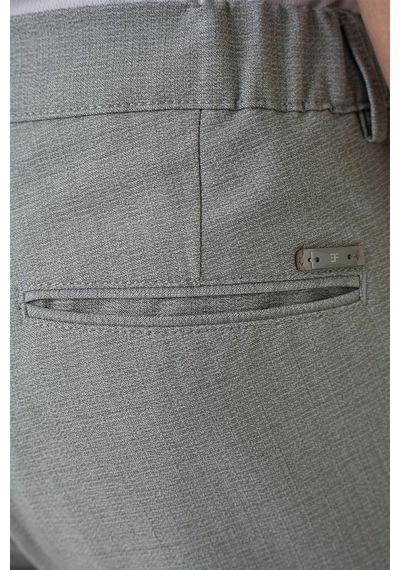 Efor Comfort Fit Beli Lastikli Dokulu Gri Jogger Pantolon P 1192 Gri
