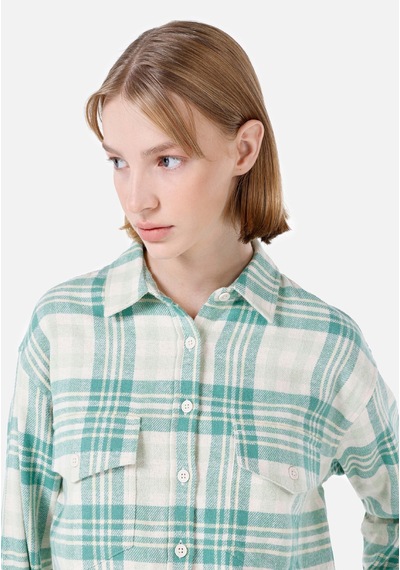 Colin's Colins Regular Fit Shirt Neck Kadın Yeşil Uzun Kol Gömlek Cl1067160 Q1.v1 Agr Apple Green Colin's Colins Regular Fit Shirt Neck Kadın Yeşil Uzun Kol Gömlek Cl1067160 Q1.v1 Agr Apple Green