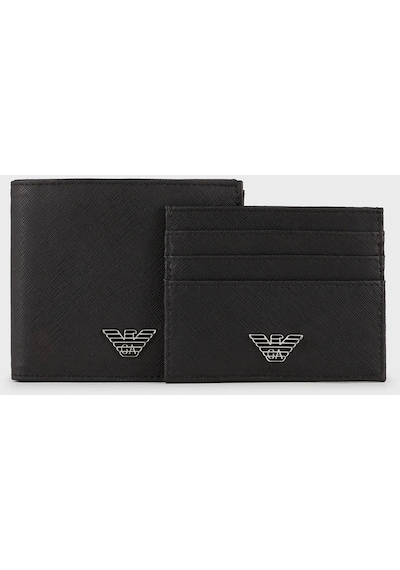 Emporio Armani Erkek Cüzdan Takım Y4R237 Y138E 81072 Siyah